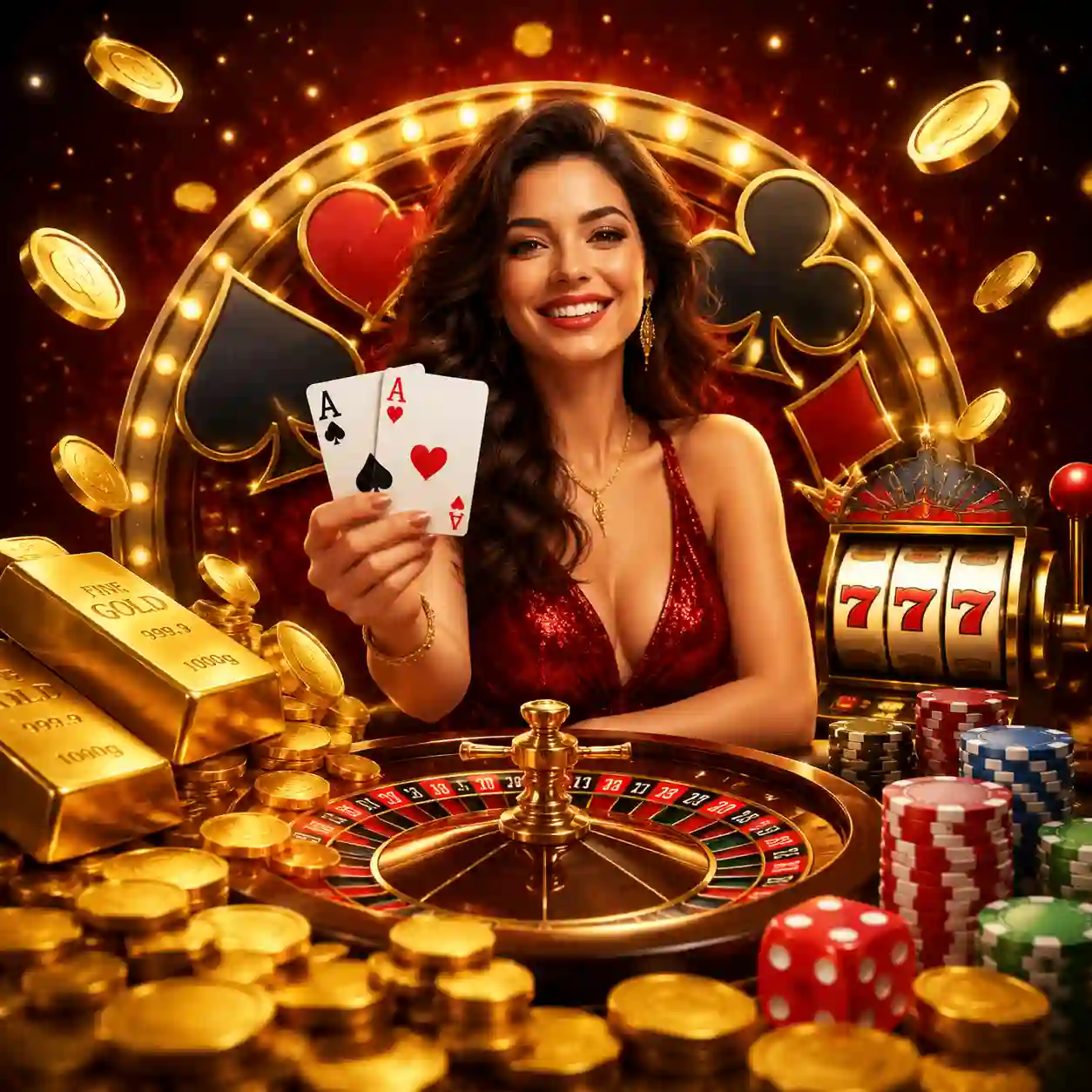 Categoria de casino ao vivo com dealers reais na 38r.com